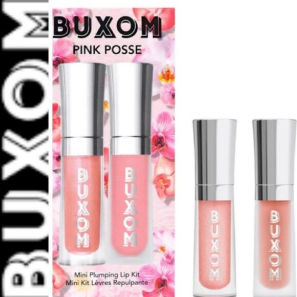 Buxom Pink Posse Mini Plumping Lip Kit - Picture 1 of 9